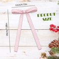thumbnail image 3 of Clearance Sale | Plaid Pre-Tied Bows Check Ribbon Bows Ornaments Farmhouse Style Decorative Bows for Christmas Tree Wreath Holiday Craft, 3 of 5