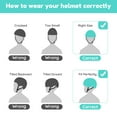 thumbnail image 3 of Kids Bike Helmet for Toddlers 3-8 Years, Adjustable Lightweight Multi-Sport Protection for Cycling & Skateboarding - Light Blue, 3 of 7