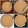 thumbnail image 3 of HAMPPLIES 3Pcs Brown Cork Turntable Mat for Turntable Slipmat Replacement 11.7X11.7X0.1in, 3 of 6