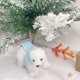 thumbnail image 4 of Bufanda Blanca De Espuma Con Oso Colgante Decoración Para Árbol De Navidad Colgante Con Escena Mini Oso De Peluche Blanco Adorable Colgante Para Árbol De Navidad Decoración Para El Hogar, 4 of 7