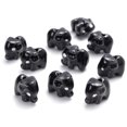 thumbnail image 3 of Sunrony 16/20 mm 10/20 piezas Cuentas de ganchillo de madera hechas a mano masticables para hacer joyas DIY Collar Pulsera Accesorio, 3 of 5