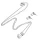 thumbnail image 1 of Pearl Stud Earrings with Necklace, Versatile Accessories for Celebrations and Gatherings, 1 of 3