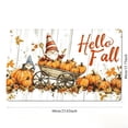 thumbnail image 3 of LEFXSMR Fall Bathroom Rugs Non-Slip Bath Mat Pumpkin Maple Leaves Design Area Rug for Front Door Porch Entryway Thanksgiving Decorations, Orange, 3 of 6
