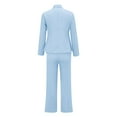 thumbnail image 4 of Busydd Suit Sets for Women Loose Comfy Formal Dress Business 2 Piece Sets for Women Casual Solid Color Blazer Pants Suits S, 4 of 6