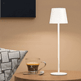 thumbnail image 5 of Postlucky 2 Pack 15" Cordless Rechargeable Table Lamp, 3 Colors Dimmable Touch Lamp for Restaurant/Bedroom/Home, Matte White, 5 of 11