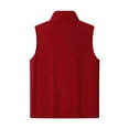 thumbnail image 3 of Fiaer Womens Oversized Vest Full Zip up Loose Fit V Neck Lapel Collared Solid Color Sleeveless Tops with Pocket RD3 XL, 3 of 3
