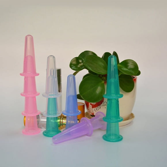 37x80mm Silicone Massage Vacuum Body Facial Cups Silicone Cup Anti Cellulite Cupping Cup Health Care