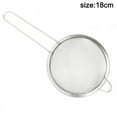 thumbnail image 1 of Fine Mesh Sieve Stainless Steel Dual Wire Handle Colander Strainer Kitchen Tool, 1 of 8
