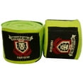 thumbnail image 4 of Ultimate 180-Inch Mexican Style Elastic Hand wraps,Boxing Kickboxing Muay Thai MMA Wraps for Men and Women, Lime Green, Sold as a Set of 2 Pairs, 4 of 6