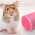 thumbnail image 2 of Túnel para mascotas pequeño, túnel de juego plegable, tubo para hámster, juguete, tienda de túnel para ardilla, para conejillos de indias, ratas y conejos enanos, color rosa JM, 2 of 4