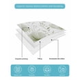 thumbnail image 5 of Sage Green Spring Floral Summer Quilt Set Queen Size,Soft Quilted Bedding Set with 2 Pillow Shams,Summer Botanical Watercolor Vintage Lightweight All Season Bedspread Coverlet for Bedroom 90"x96", 5 of 6