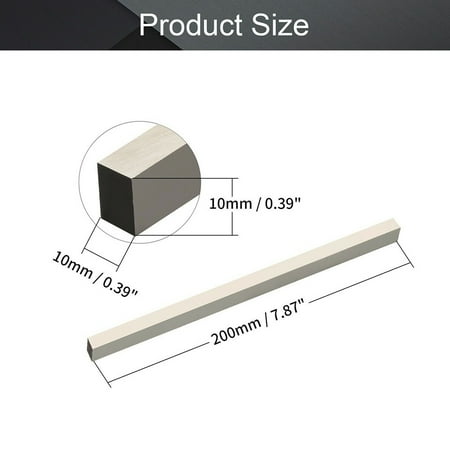 

RANMEI 200mm Length HSS Square Bar Milling Turning Bit Lathe Tool 4~20mm Fly Cutter