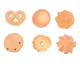 thumbnail image 5 of 6 pinzas para el cabello con forma de galleta, pinzas para el cabello ER, 5 of 5