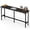 71″ Black, variant on EDX 40 Inch Bar Table, Bar Height Pub Table, Counter Height Bar Table, Rectangular High Top Coffee&Dining Table, for household, Rust