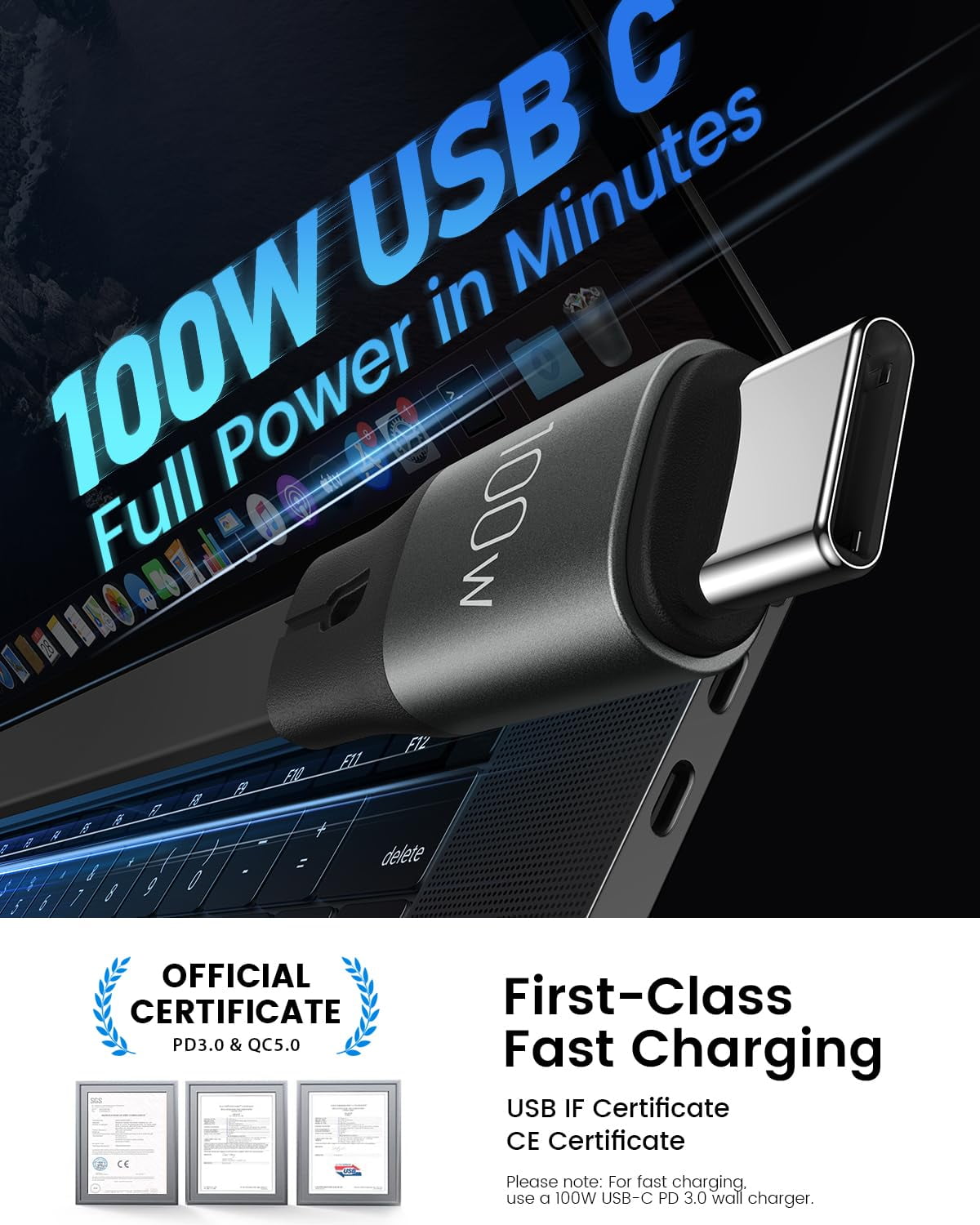 NEOYFC  for  2025 Upgraded 100W Multi Charging Cable, Retractable USB C 3 in 1 Charging Cable with Type C/L/Micro, 5A Fast Charger Cord for Phone 16 15 14, Galaxy S23/S24/S25, MBook, Pad, Multiple