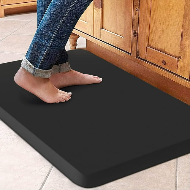Kitchen Mat and Rugs Cushioned Anti-Fatigue,17.3"x 28",Non Slip Waterproof Ergonomic Comfort Mat for Kitchen, Floor Home, Office, Sink, Laundry, Grey
