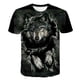 thumbnail image 1 of Camiseta para niños Verano 3D Impreso Dibujos animados Animal Lobo Camiseta Niños Divertido Harajuku Moda Top Niños amp; Chicas Super Cool T Shirt6T Gao Jinjia LED, 1 of 2