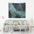 thumbnail image 2 of Yayeee Tapestry Wall Hanging for Bedroom 60" x 40" Living Room Home Wall Art Decor, Black Marble, 2 of 7