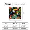 thumbnail image 5 of Toucan Chair Pillow Covers Set with Velvet Material, Unique Patterns, 16x16, 18x18, 20x20 Inches, 2 Items Included for Throw Pillows, Pillow Inserts, 5 of 6