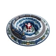 thumbnail image 2 of Christmas Rugs, 3D Rugs Optical Illusion Christmas,Soft Non-Slip Washable, Round Floor Carpet For Porch Holiday Entryway Living Room Deco, 2 of 6
