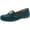 Teal Nb/Le, variant on Womens Dailyn Leather Slip On Loafers