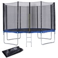 thumbnail image 2 of Spaco 12 Feet Trampoline with Net Ladder and Rain Cover, Trampoline for Kids Outdoor, Great Mini Trampoline for Indoor/Garden Workout, 2 of 5