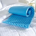 thumbnail image 4 of McKesson Mattress Overlay - Convoluted Foam Decubitus Care Pad, Mattress Topper for Ulcers, Pressure Sores, Bedsores - Blue, 72 in x 20 in x 2 in, 1 Ct, 4 of 7