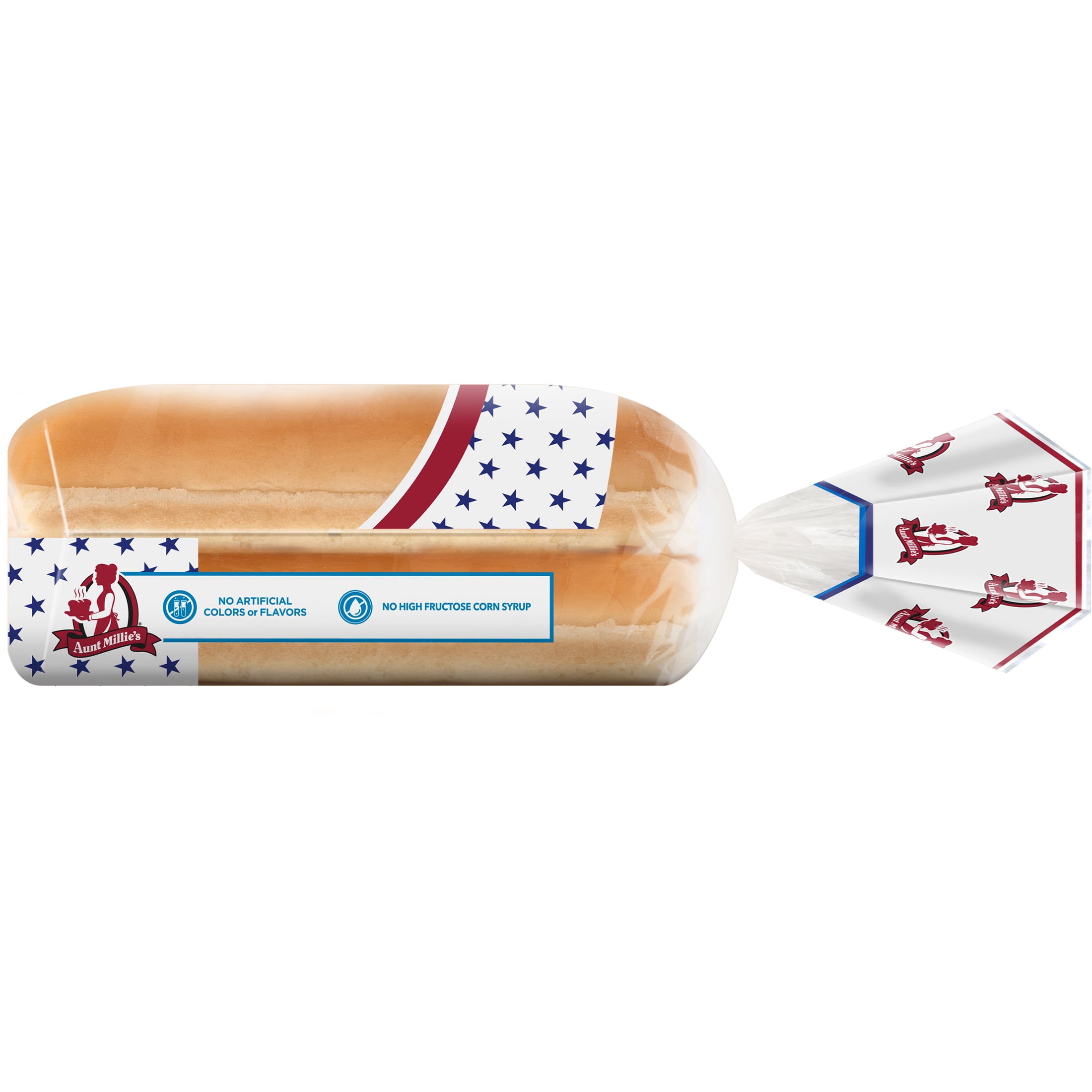 Aunt Millie's Fresh Stadium White Hot Dog Buns, 8 Count, 14 oz