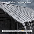 thumbnail image 2 of FOROUTIA 12x25ft Heavy-Duty Metal Carport with 12x5ft Storage Shed, Dark Gray All-Weather Garage Shelter for Car/Truck/Boat/Lawn Equipment, Outdoor Tool Storage & Patio Shelter, 2 of 7