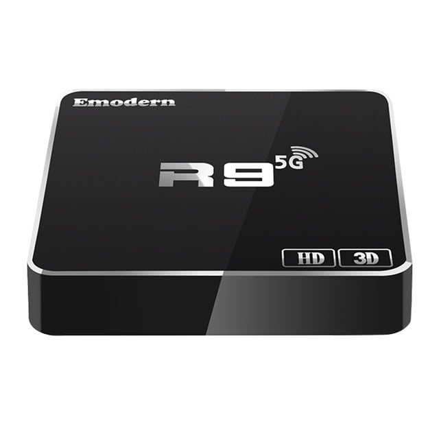 R9 4K Media Player TV Box Android 9.0 con control remoto 2.4G / 5G WiFi Digital TV Box Player Amlogi Abanopi Reproductor de video
