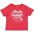 thumbnail image 3 of Inktastic Florida is My Happy Place with Palm Trees Boys or Girls Baby T-Shirt, 3 of 5