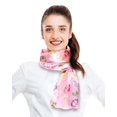 thumbnail image 3 of CBC Crown Easter Theme Fashion Scarf 13" x 60" Silk Feeling Scarf, 3 of 4