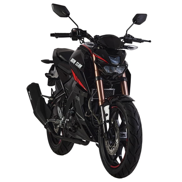 Motocicleta Iron Clan modelo Furious 250cc, Motocicleta Iron Clan tipo Naked Furious 250 de Inyección 2024 color negra
