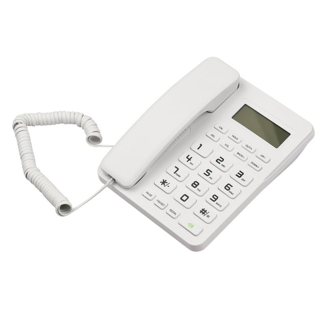 Teléfono fijo con cable de escritorio Teléfono fijo Botón grande para personas mayores Telé MABOTO Aparatos telefónicos