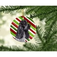 thumbnail image 2 of Black Cocker Spaniel Candy Cane Christmas Ceramic Ornament, 2 of 2