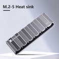 thumbnail image 2 of Sywqhk Jonsbo M.2-5 Aleación de aluminio M.2 2280 SSD Disipador de calor de enfriamiento de disco duro de estado sólido, 2 of 9