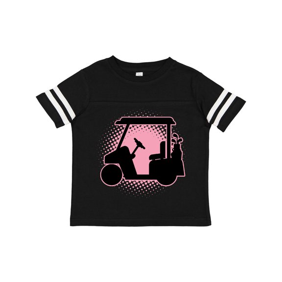 Inktastic Golfing Girls Golf Cart Girls Toddler T-Shirt