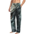 thumbnail image 6 of Honiee Cloud White Dragon for men - a sleek fusion of Straight Pajama Pants, versatile Lounge Pants, and cozy Sleepwear, all rolled into one-Medium, 6 of 6