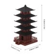 thumbnail image 2 of unbranded Estatua De Torre China Marrón Para De Oficina Y Hogar Con Exquisito Y, 2 of 7