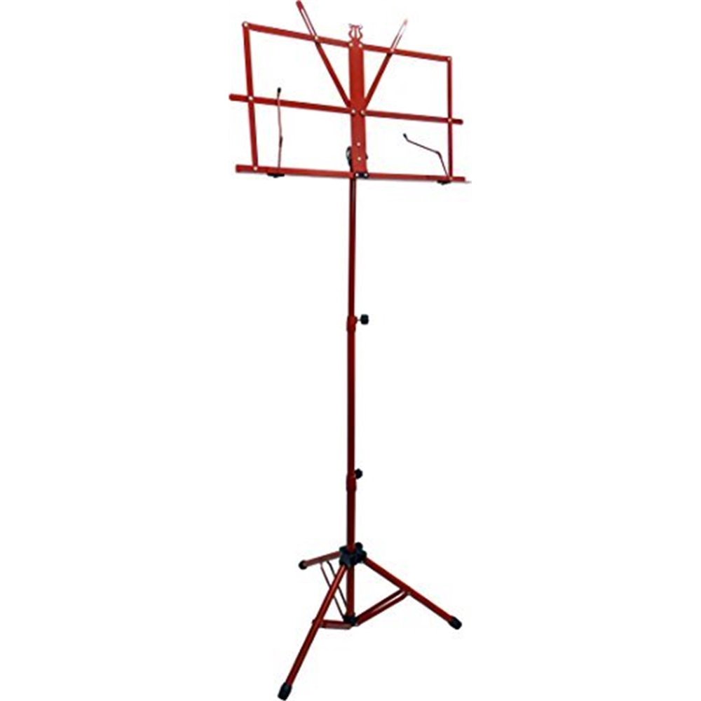 Red Folding Portable Music Stand w/ Bag