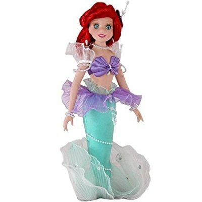 the little mermaid special edition brass key porcelain doll