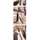 thumbnail image 5 of Xiao Hua Bufanda de invierno para mujer, chal de cachemira con borlas a cuadros, bufandas grandes de gran tamaño, color naranja claro., 5 of 5