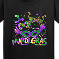 thumbnail image 4 of Inktastic Mardi Gras Masks and Beads Youth T-Shirt, 4 of 5