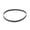 Fold in half 75mm, variant on Low Vibration 4mm Flat Rubber Belt Optimized For Antique Auditory Equipment