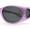 Purple / Black, variant on Polarized Womens 60mm Rhinestone Oval Fit Over Sunglasses Red Black