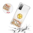 thumbnail image 5 of Funda para Samsung Galaxy S20 FE 4G/5G con Brillo Líquido Flotante, Purpurina, Parachoques y Anillo Giratorio Soporte, 5 of 5