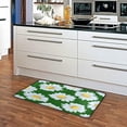 thumbnail image 5 of SKYSONIC 39x20 Inch Area Rug Floral Daisy Pattern Door Mat Washable Non-Slip Throw Floor Carpet, 5 of 7