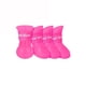 thumbnail image 1 of Cachorros Perros Colores Del Caramelo Antideslizante Goma Impermeable Zapatos De Lluvia Botas Cubierta De Patas (Rosa, L) brillar Electrónica, 1 of 4