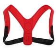 thumbnail image 1 of Corrector De Postura De Espalda Para Hombres Y Mujeres Cinturón De Soporte De Hombro Con Correas Ajustables (Rojo) Scienceny AF000331-00, 1 of 6