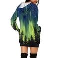 thumbnail image 3 of FASHIONWT Women Plus Size Print Long Sleeve Preppy Style Hooded Casual Digital Sweatshirt, 3 of 5